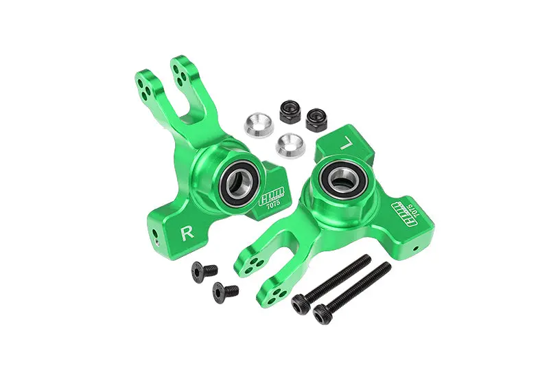 Arrma 1/10 Kraton 4S Blx Aluminum Rear Knuckle Arm - 2Pc Set Green 1
