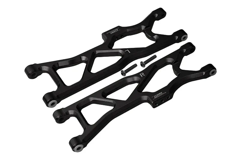 Arrma 1/10 Kraton 4S Blx Aluminum Rear Lower Arms - 2Pc Set Black 1