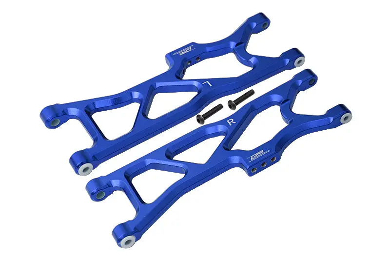 Arrma 1/10 Kraton 4S Blx Aluminum Rear Lower Arms - 2Pc Set Blue 1