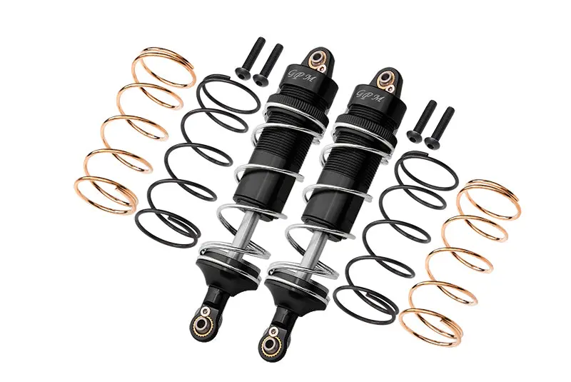 Arrma 1/10 Kraton 4S Blx Aluminum Rear Thickened Spring Dampers 120Mm - 10Pc Set Black 1