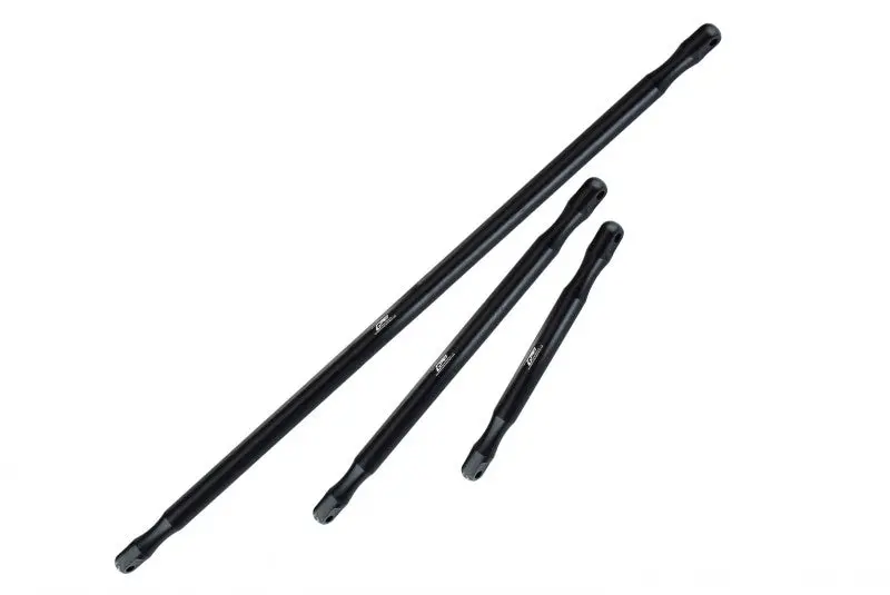 Arrma 1/5 Kraton 8S Blx Monster Truck Aluminum Front & Center & Rear Support Brace Bar - 3Pc Black 1