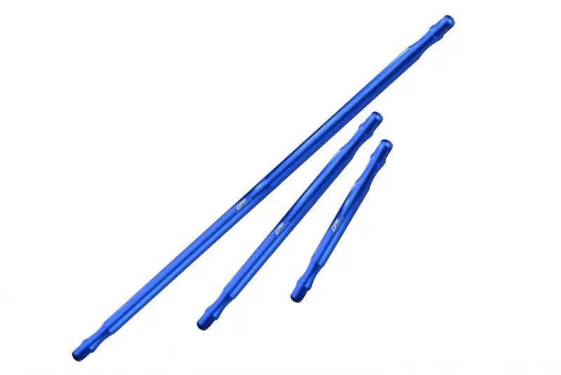 Arrma 1/5 Kraton 8S Blx Monster Truck Aluminum Front & Center & Rear Support Brace Bar - 3Pc Blue 1