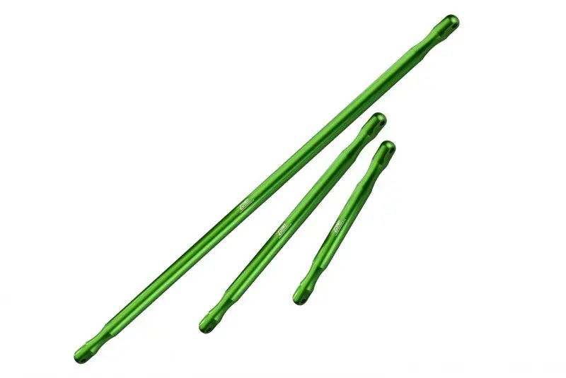 Arrma 1/5 Kraton 8S Blx Monster Truck Aluminum Front & Center & Rear Support Brace Bar - 3Pc Green 1