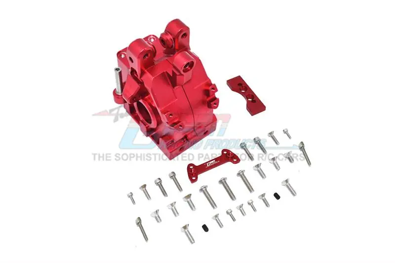 Arrma 1/5 Kraton 8S Blx / Outcast 8S Blx Aluminum Front Gear Box - 1 Set Red 1