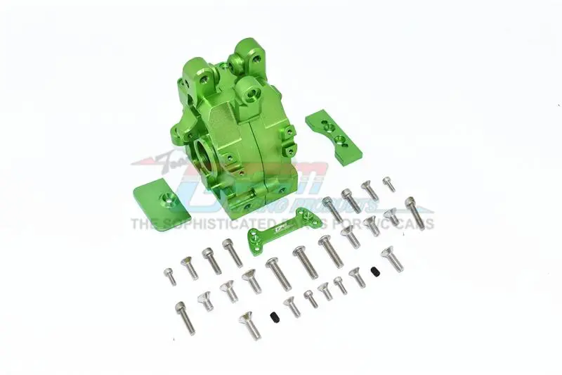 Arrma 1/5 Kraton 8S Blx / Outcast 8S Blx Aluminum Rear Gear Box - 1 Set Green 1