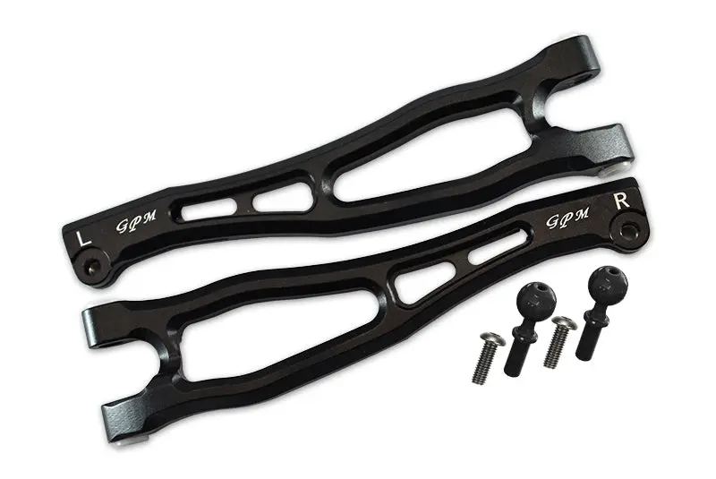 Arrma 1/7 Fireteam Tactical Unit 6S Blx Ara7618 Aluminum Front Upper Arms - 6Pc Set Black 1