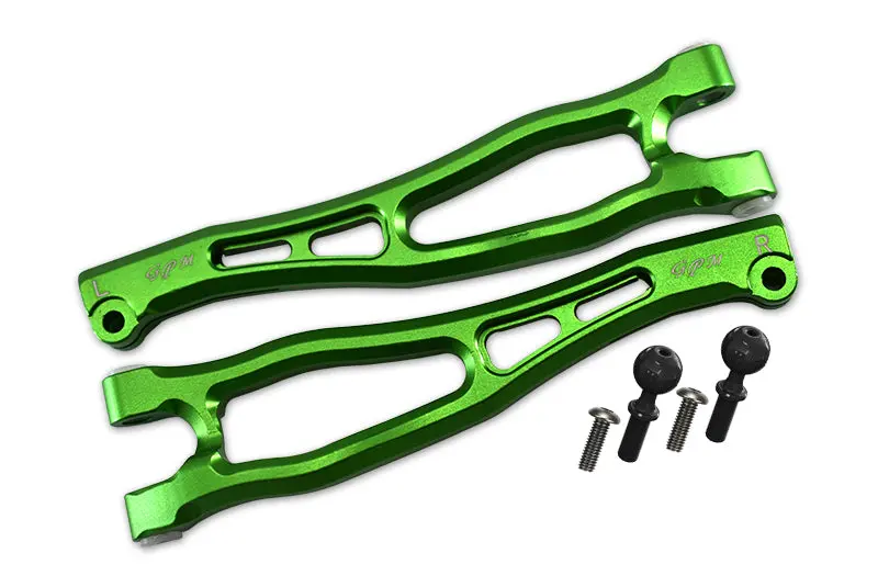 Arrma 1/7 Fireteam Tactical Unit 6S Blx Ara7618 Aluminum Front Upper Arms - 6Pc Set Green 1