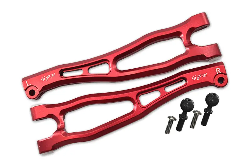 Arrma 1/7 Fireteam Tactical Unit 6S Blx Ara7618 Aluminum Front Upper Arms - 6Pc Set Red 1