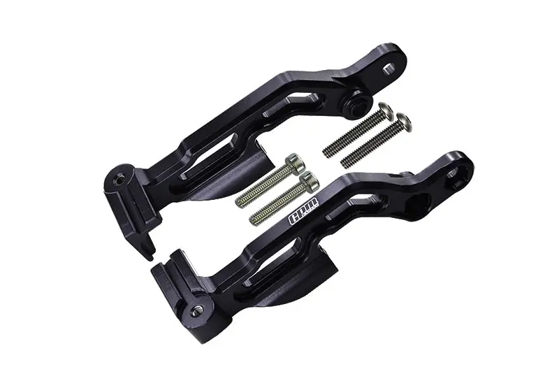 Arrma 1/7 Infraction 6S Blx Aluminum Rear Body Post Fixed Mount - 2Pc Set Black 1