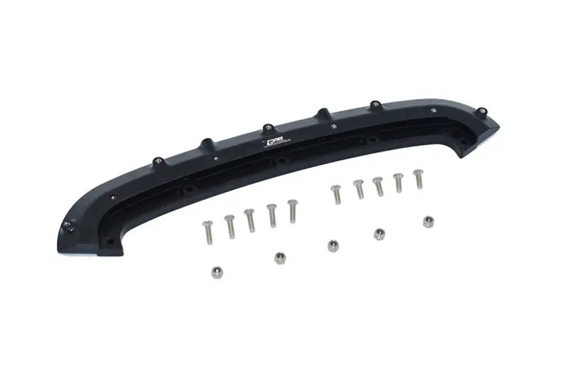 Arrma 1/7 Infraction / Infraction V2 / Limitless Aluminium Front Bumper Mount - 16Pc Set Black 1