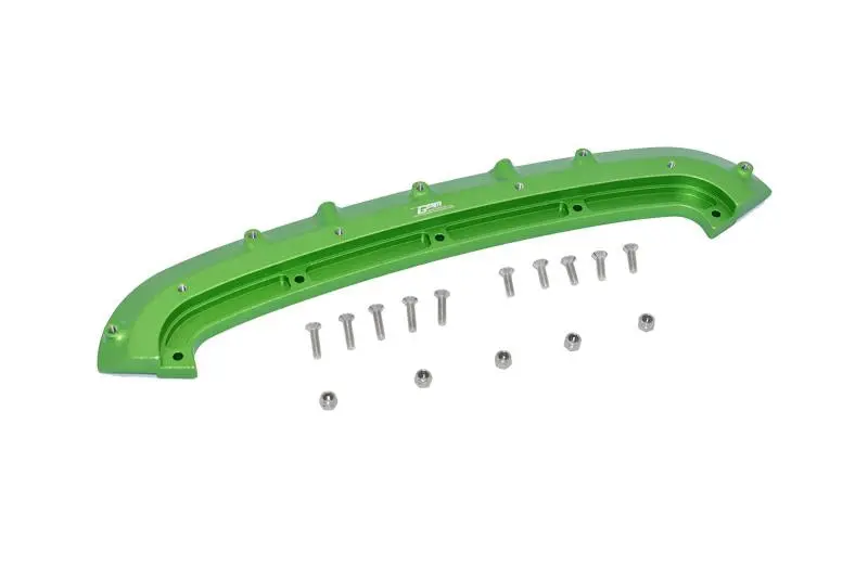 Arrma 1/7 Infraction / Infraction V2 / Limitless Aluminium Front Bumper Mount - 16Pc Set Green 1