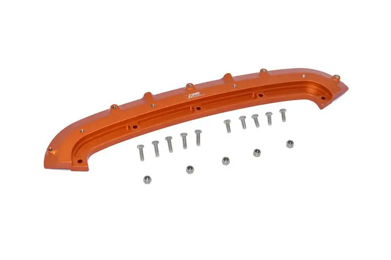 Arrma 1/7 Infraction / Infraction V2 / Limitless Aluminium Front Bumper Mount - 16Pc Set Orange 1