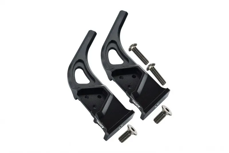 Arrma 1/7 Infraction / Infraction V2 / Limitless Aluminum Rear Wing Mount - 2Pc Set Black 1