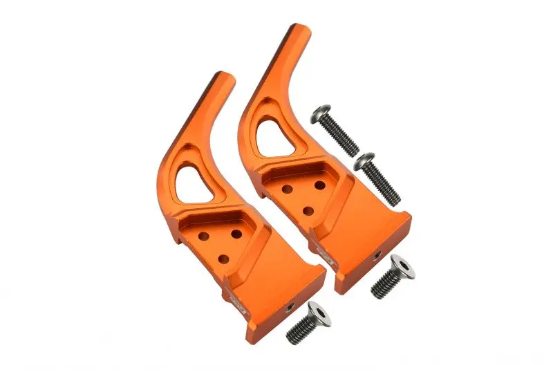 Arrma 1/7 Infraction / Infraction V2 / Limitless Aluminum Rear Wing Mount - 2Pc Set Orange 1