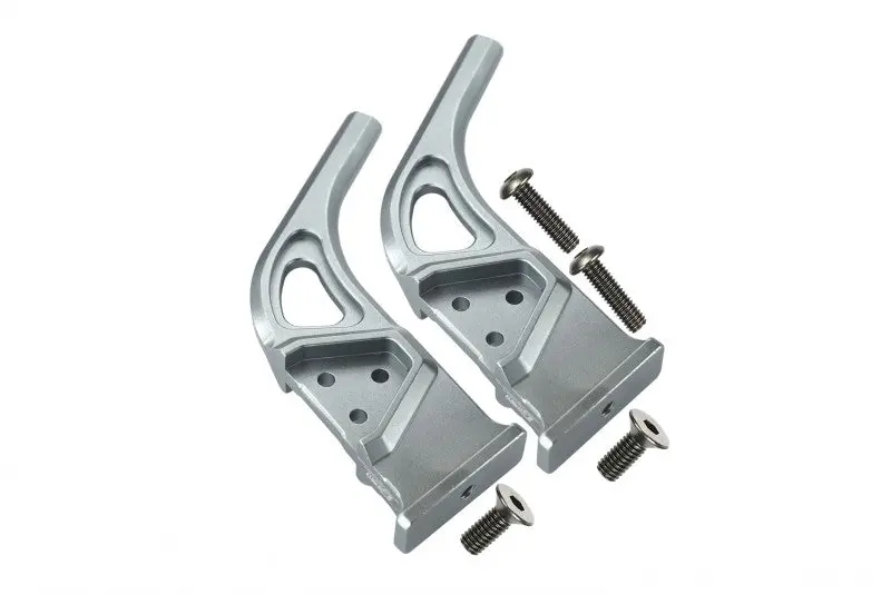 Arrma 1/7 Infraction / Infraction V2 / Limitless Aluminum Rear Wing Mount - 2Pc Set Silver 1