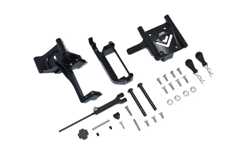Arrma 1/7 Infraction V2 6S Blx Ara7615v2 Aluminum Handbrake Kit + Center Differential Cover - 31Pc Set Black 1