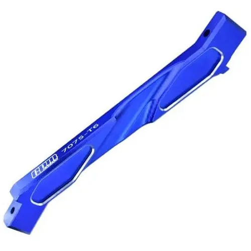 Arrma 1/7 Limitless V2 Speed Bash Roller-Ara7116v2 Aluminum 7075-T6 Front Chassis Brace - 1Pc Set Blue 1