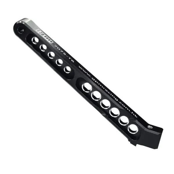 Arrma 1/7 Limitless V2 Speed Bash Roller-Ara7116v2 Aluminum 7075-T6 Rear Chassis Brace - 1Pc Set Black 1