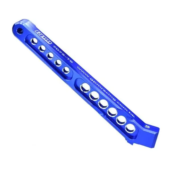 Arrma 1/7 Limitless V2 Speed Bash Roller-Ara7116v2 Aluminum 7075-T6 Rear Chassis Brace - 1Pc Set Blue 1