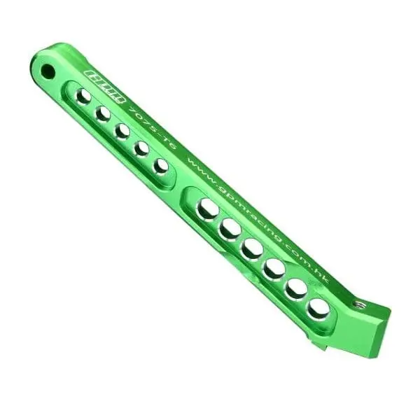 Arrma 1/7 Limitless V2 Speed Bash Roller-Ara7116v2 Aluminum 7075-T6 Rear Chassis Brace - 1Pc Set Green 1