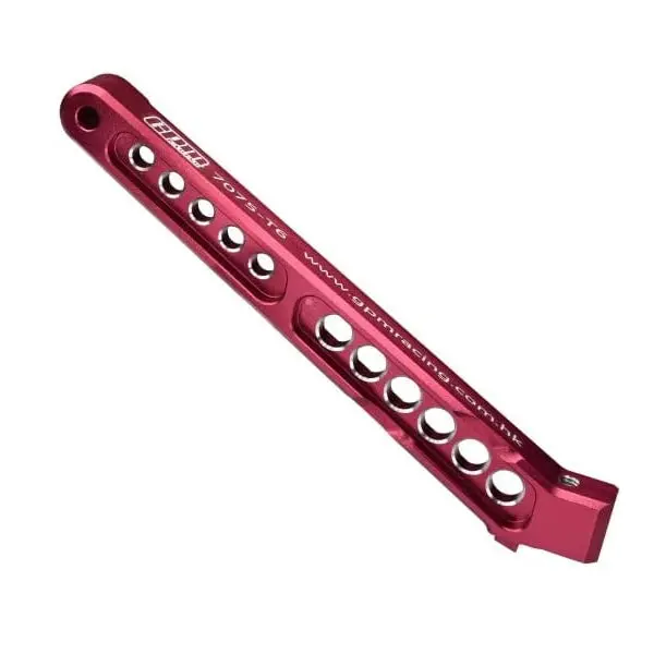Arrma 1/7 Limitless V2 Speed Bash Roller-Ara7116v2 Aluminum 7075-T6 Rear Chassis Brace - 1Pc Set Red 1