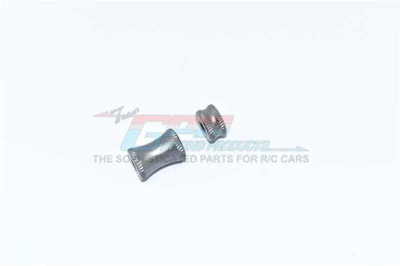 Arrma 1/7 Mojave 6S Blx Aluminum Collar For Rear Chassis Brace - 2Pc Set Gray Silver 1