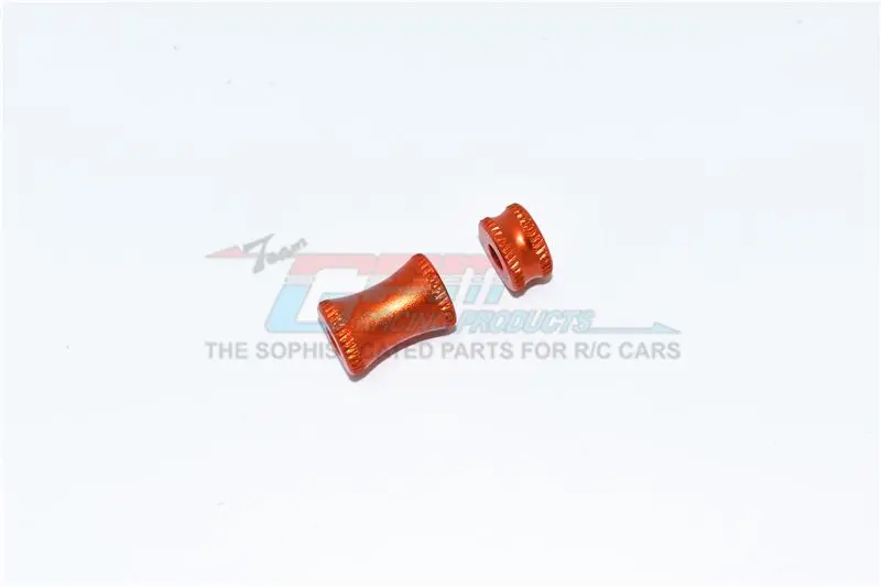Arrma 1/7 Mojave 6S Blx Aluminum Collar For Rear Chassis Brace - 2Pc Set Orange 1