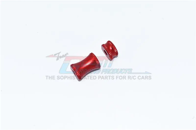 Arrma 1/7 Mojave 6S Blx Aluminum Collar For Rear Chassis Brace - 2Pc Set Red 1
