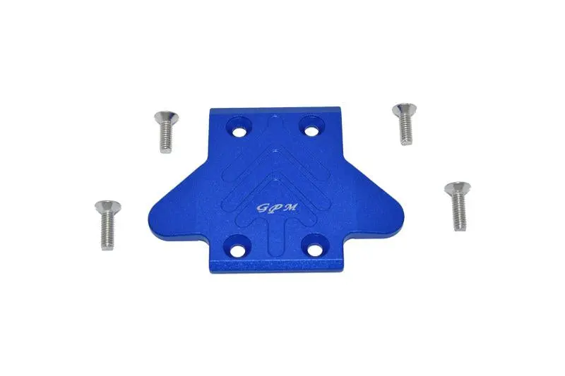 Arrma 1/7 Mojave 6S Blx Aluminum Front Chassis Protection Plate - 5Pc Set Blue 1