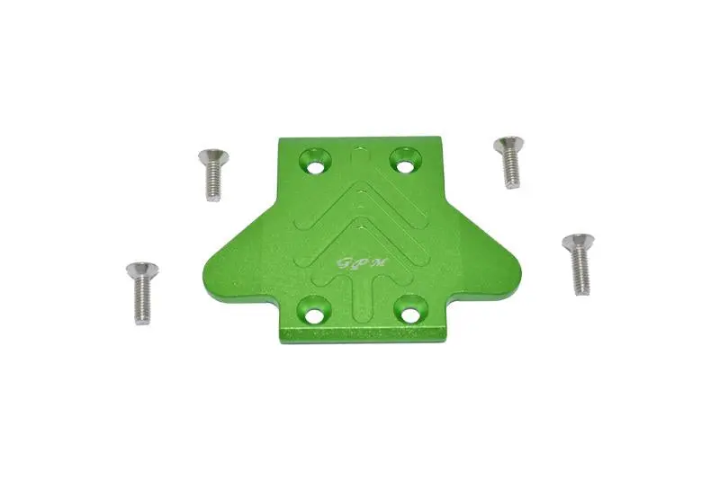Arrma 1/7 Mojave 6S Blx Aluminum Front Chassis Protection Plate - 5Pc Set Green 1