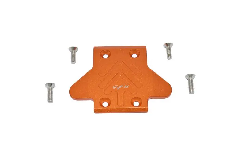 Arrma 1/7 Mojave 6S Blx Aluminum Front Chassis Protection Plate - 5Pc Set Orange 1
