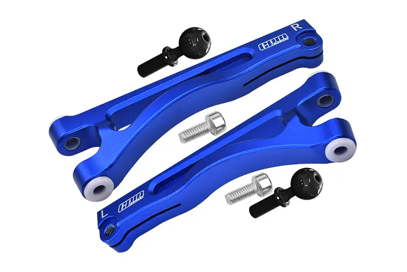 Arrma 1/7 Mojave 6S Blx Aluminum Front Upper Arms - 2Pc Set Blue 1