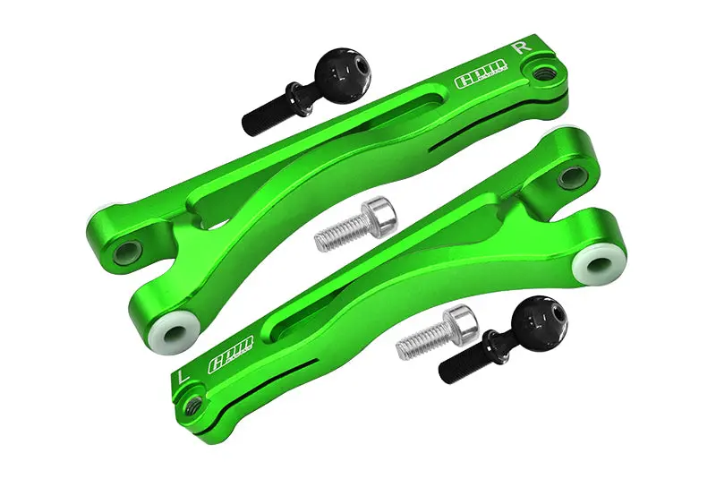 Arrma 1/7 Mojave 6S Blx Aluminum Front Upper Arms - 2Pc Set Green 1