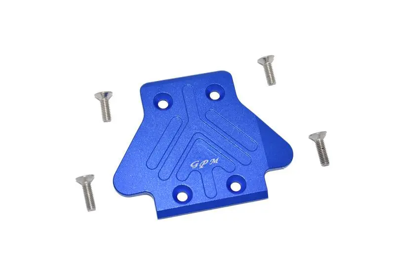 Arrma 1/7 Mojave 6S Blx Aluminum Rear Chassis Protection Plate - 5Pc Set Blue 1
