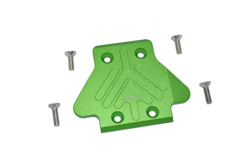 Arrma 1/7 Mojave 6S Blx Aluminum Rear Chassis Protection Plate - 5Pc Set Green 1