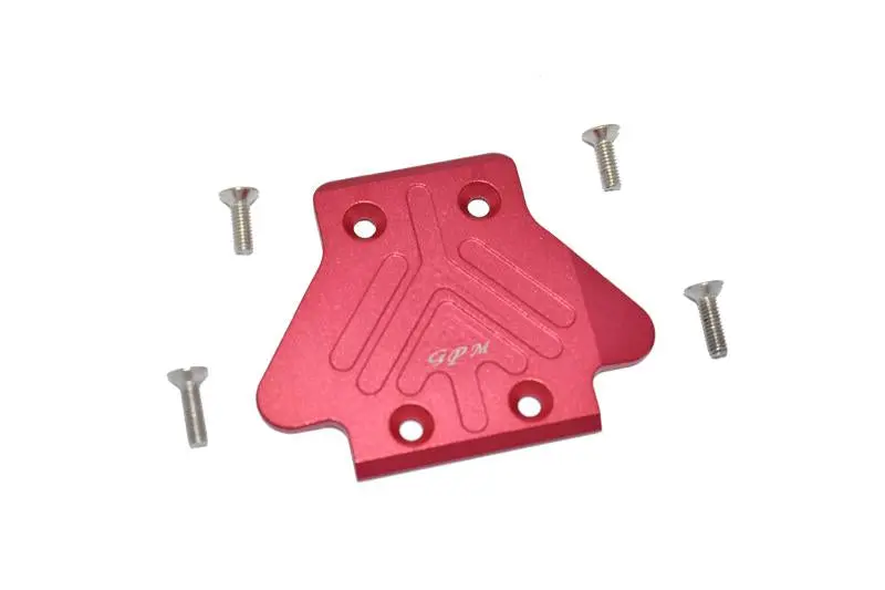 Arrma 1/7 Mojave 6S Blx Aluminum Rear Chassis Protection Plate - 5Pc Set Red 1