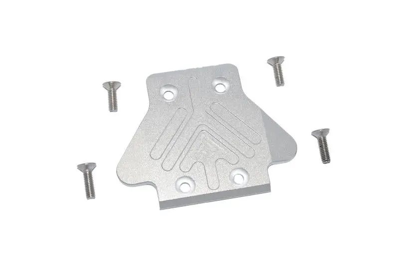 Arrma 1/7 Mojave 6S Blx Aluminum Rear Chassis Protection Plate - 5Pc Set Silver 1