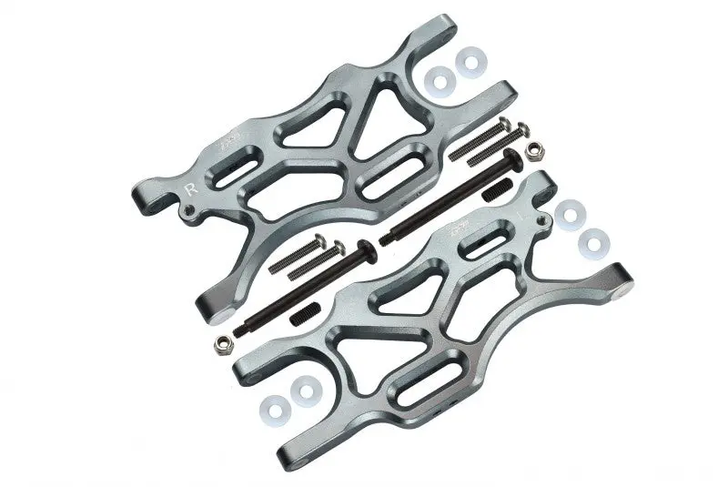 Arrma 1/7 Mojave 6S Blx Aluminum Rear Lower Arms - 2Pc Set Gray Silver 1