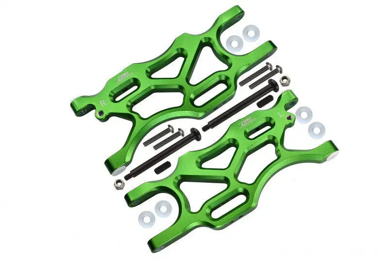 Arrma 1/7 Mojave 6S Blx Aluminum Rear Lower Arms - 2Pc Set Green 1