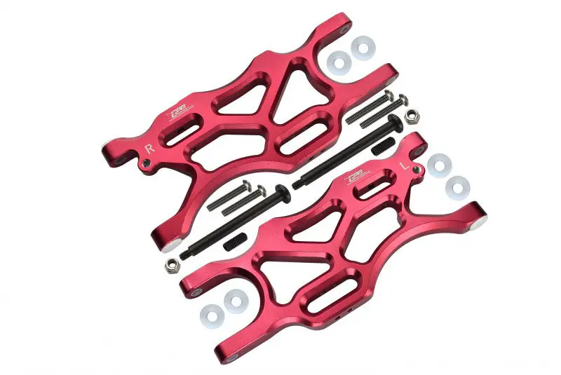 Arrma 1/7 Mojave 6S Blx Aluminum Rear Lower Arms - 2Pc Set Red 1