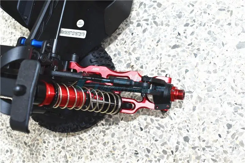 Arrma 1/7 Mojave 6S Blx Aluminum Rear Lower Arms - 2Pc Set Red 2