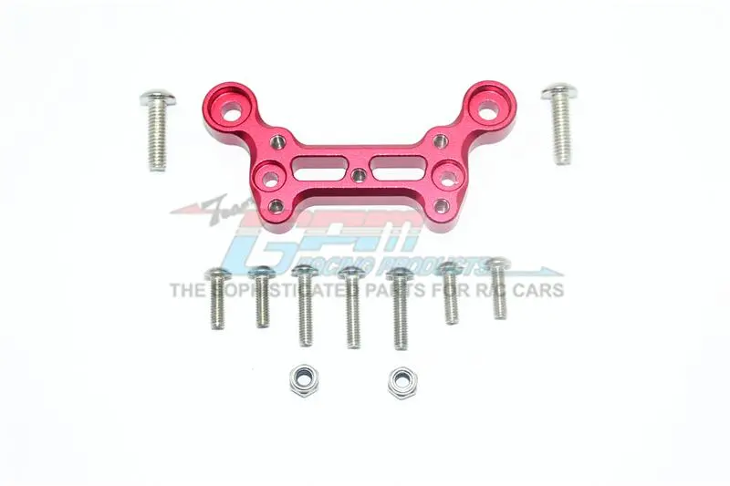 Arrma 1/8 Outcast 6S Blx Stunt Truck Aluminum Front Dirt Guard Mount - 1Pc Set Red 1