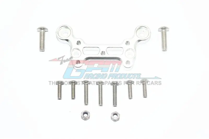 Arrma 1/8 Outcast 6S Blx Stunt Truck Aluminum Front Dirt Guard Mount - 1Pc Set Silver 1