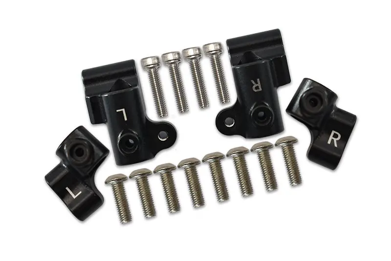 Arrma 1/8 Outcast 6S Blx Stunt Truck Aluminum Front + Rear Body Post Stabilizer - 4Pc Set Black 1