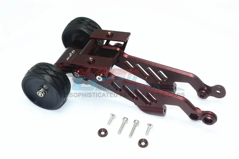 Arrma 1/8 Outcast 6S Blx Stunt Truck Aluminum Rear Wheelie With Wing Mount - 1 Set Brown 1