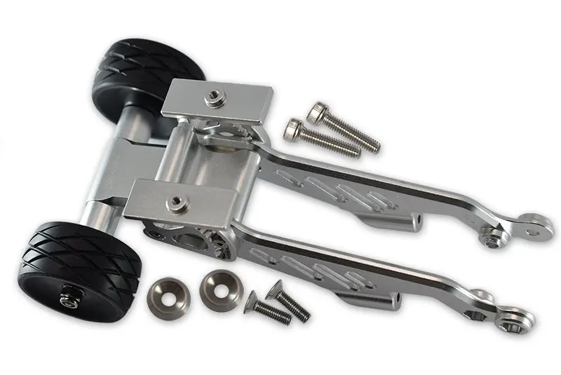 Arrma 1/8 Outcast 6S Blx Stunt Truck Aluminum Rear Wheelie With Wing Mount - 1 Set Silver 1