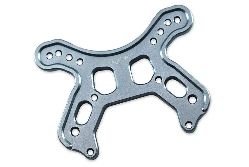 Arrma 1/8 Typhon 6S Blx Aluminum Front Shock Tower - 1Pc Set Gray Silver 1