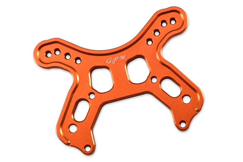 Arrma 1/8 Typhon 6S Blx Aluminum Front Shock Tower - 1Pc Set Orange 1