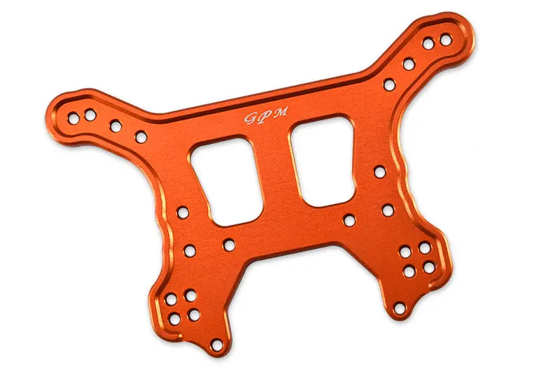 Arrma 1/8 Typhon 6S Blx Aluminum Rear Shock Tower - 1Pc Set Orange 1
