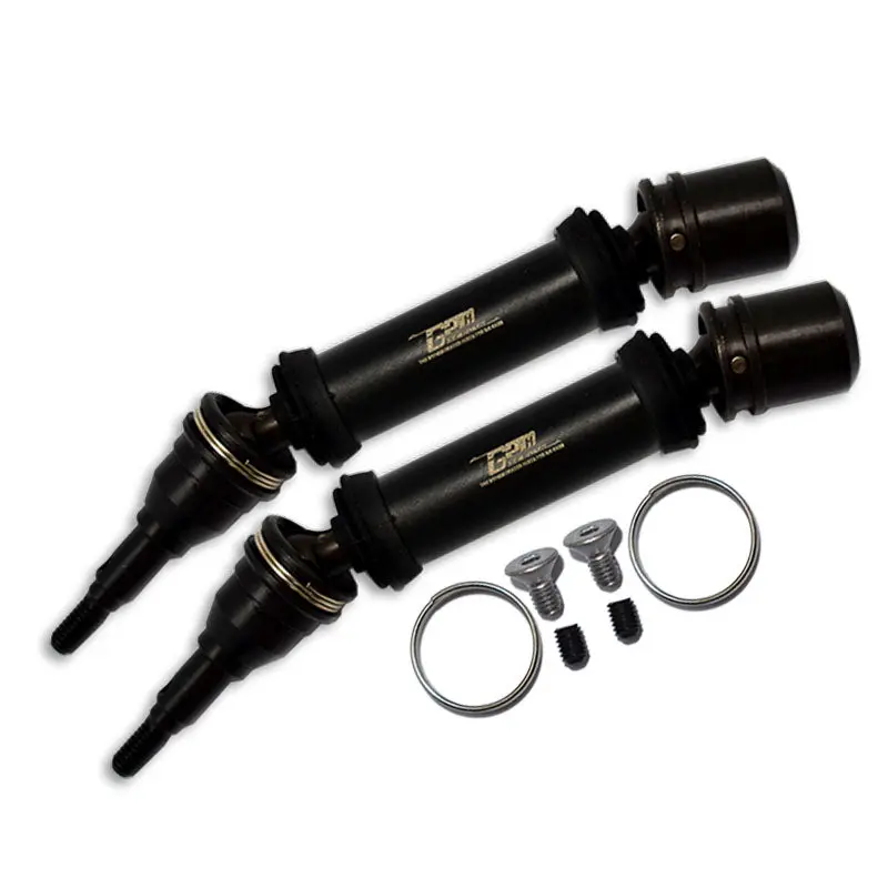Arrma 1/8 Vendetta 4X4 3S Blx Speed Bash Racer Carbon Steel Front Or Rear Cvd Drive Shaft - 12Pc Set Black 1
